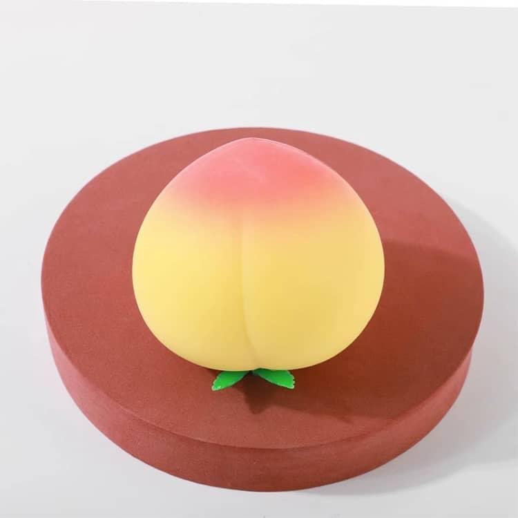 2個セット もちもち スクイーズ 桃 ビッグサイズ 7cm もも ピーチ 低