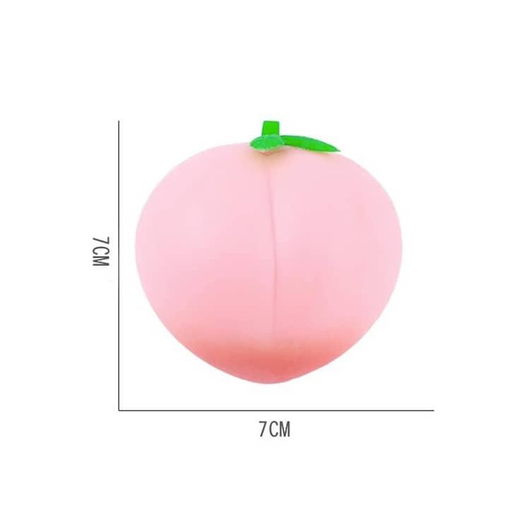 2個セット もちもち スクイーズ 桃 ビッグサイズ 7cm もも ピーチ 低