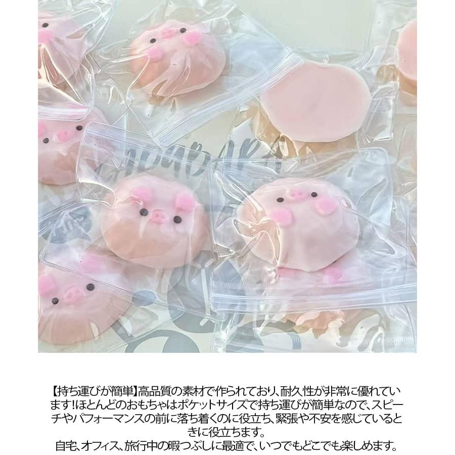 スクイーズ 6個セット 豚 ソフト TPR 低反発 豚スクイーズ 知育玩具