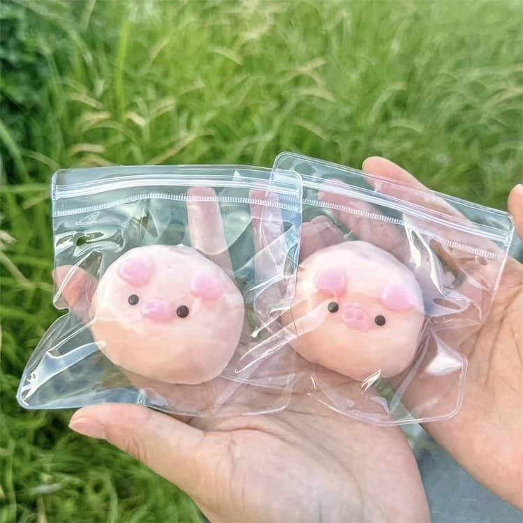 スクイーズ 6個セット 豚 ソフト TPR 低反発 豚スクイーズ 知育玩具