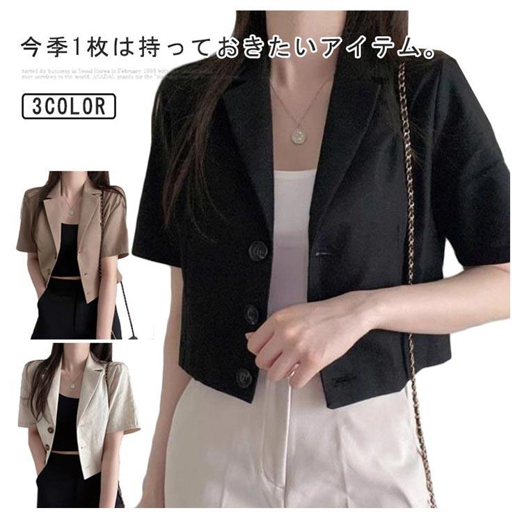【美品】 CADUNE 半袖ショートジャケット サマー羽織り 半袖 ブレザー ジャケット はおり ショート丈 スーツジャケット 夏