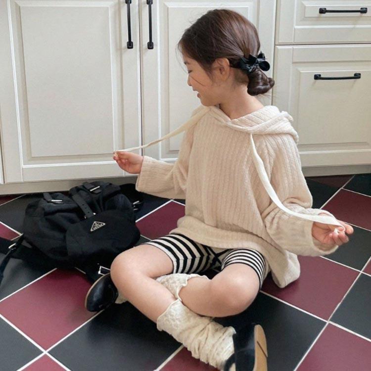送料無料 ボトムス レギパン スパッツ 韓国子供服 5分丈 レギンス 