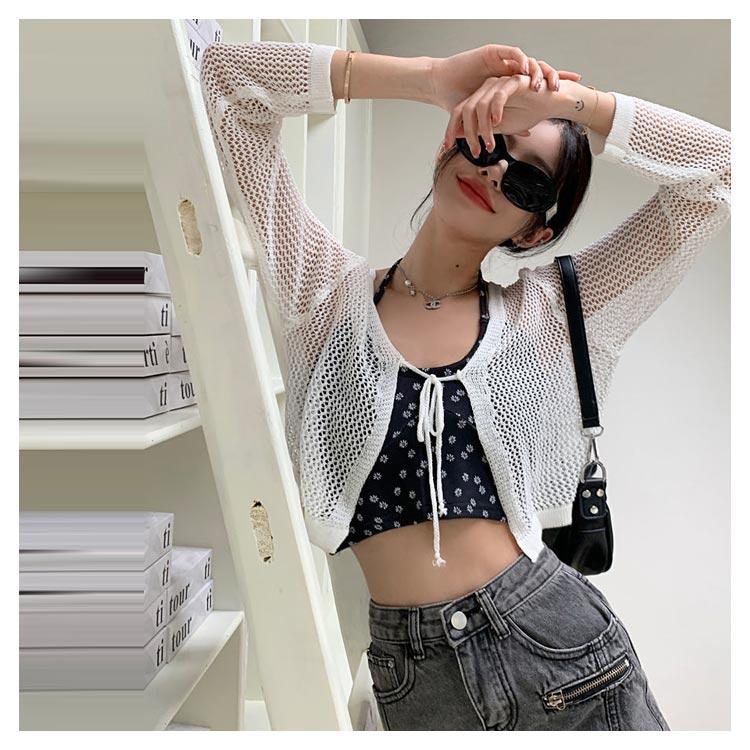 カーディガン サマーカーディガン レディース ショート丈 uvカット 春 夏 透かし編み 体型カバー ボレロ 夏カーディガ ゆったり 薄手 夏用 おし |  | 13
