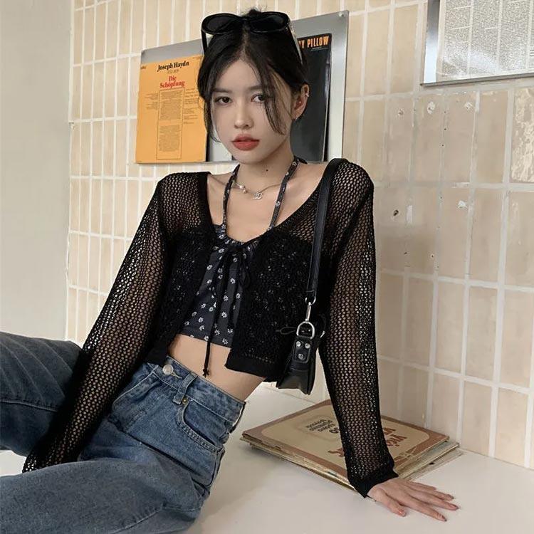 カーディガン サマーカーディガン レディース ショート丈 uvカット 春 夏 透かし編み 体型カバー ボレロ 夏カーディガ ゆったり 薄手 夏用 おし |  | 01