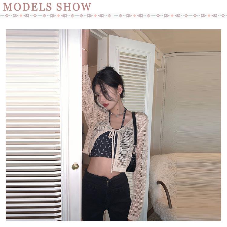 カーディガン サマーカーディガン レディース ショート丈 uvカット 春 夏 透かし編み 体型カバー ボレロ 夏カーディガ ゆったり 薄手 夏用 おし |  | 07