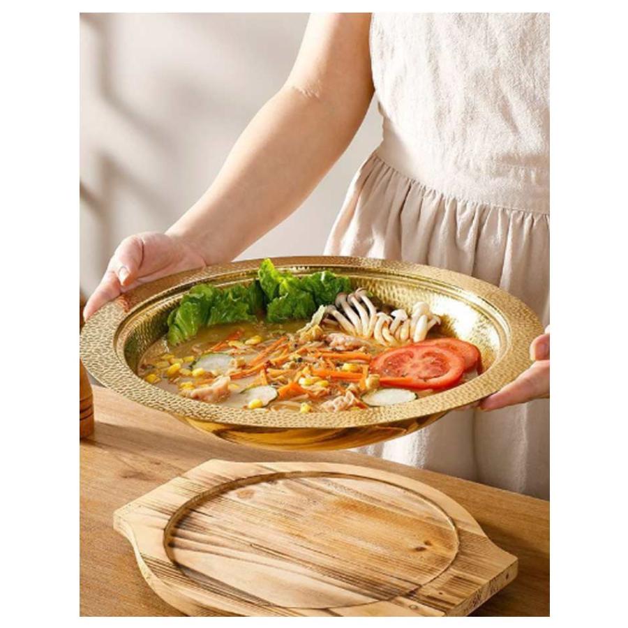 寄せ鍋 しゃぶ鍋 26cm 28cm 30cm ステンレス 槌目 IH対応 厚手 鍋 なべ