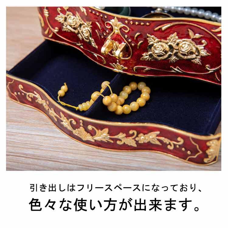 ジュエリーケース ジュエス 螺鈿細工 木製 宝箱 小物入れ 宝石箱 収納