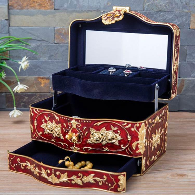 ジュエリーケース ジュエス 螺鈿細工 木製 宝箱 小物入れ 宝石箱 収納
