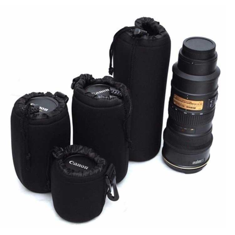 レンズポーチ 4サイズセット 一眼レフ ミラーレス一眼レフ 交換レンズ