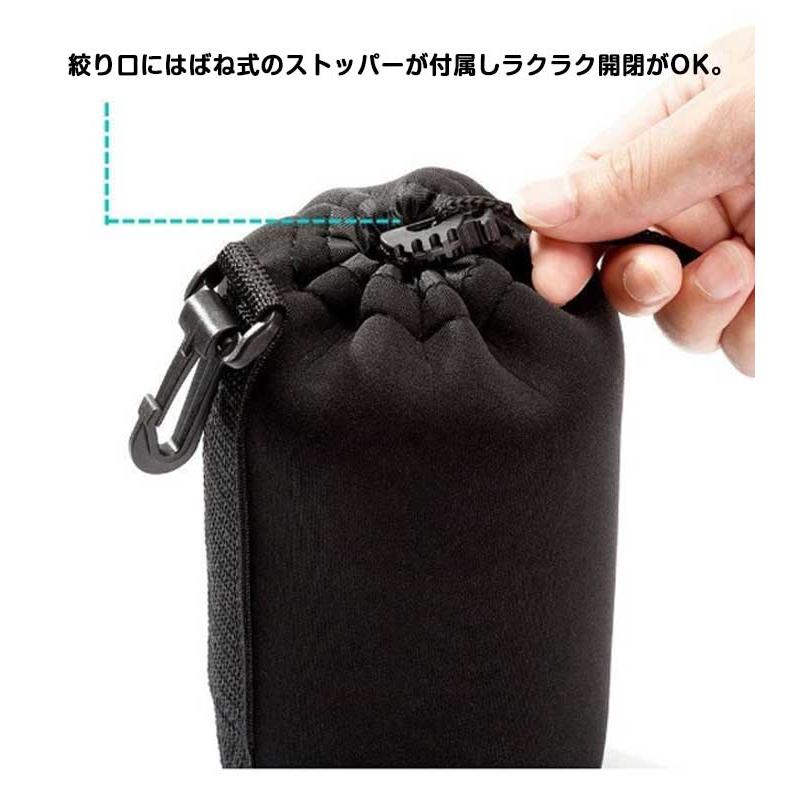レンズポーチ 4サイズセット 一眼レフ ミラーレス一眼レフ 交換レンズ