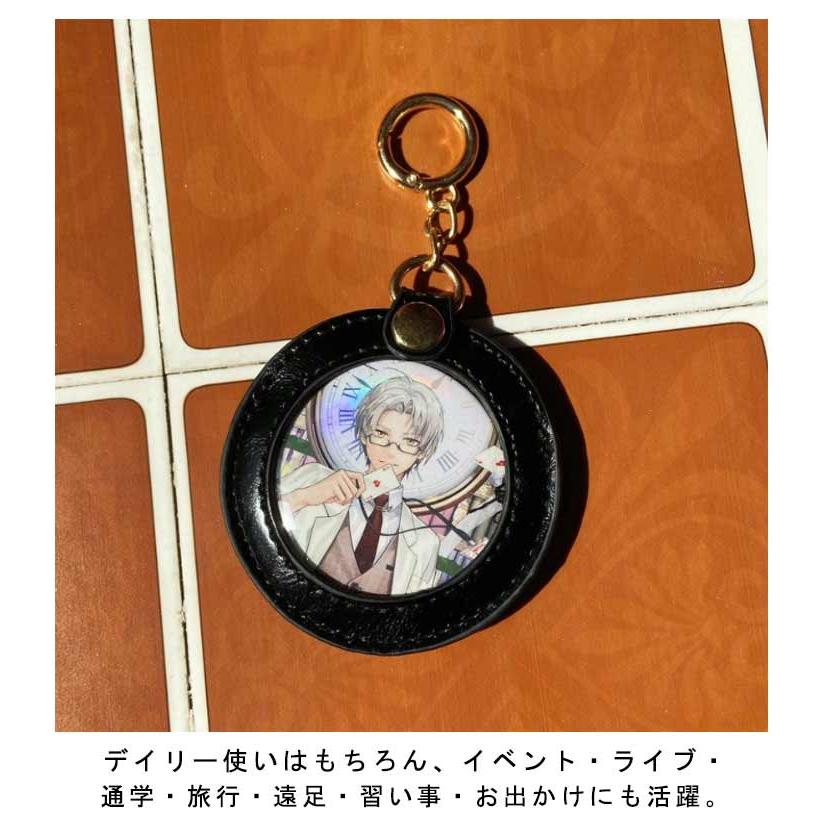 3個セット 缶バッジ用 レザー風 カバー 58mm 75mm 痛バッグ 缶