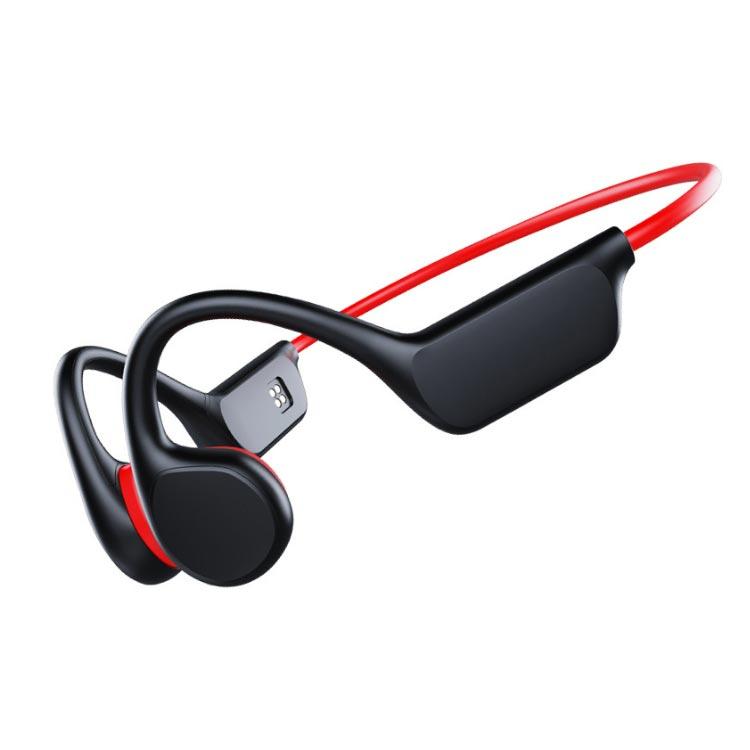 骨伝導イヤホン IP68 完全防水 マイク メモリ内蔵 通話 音漏れ防止