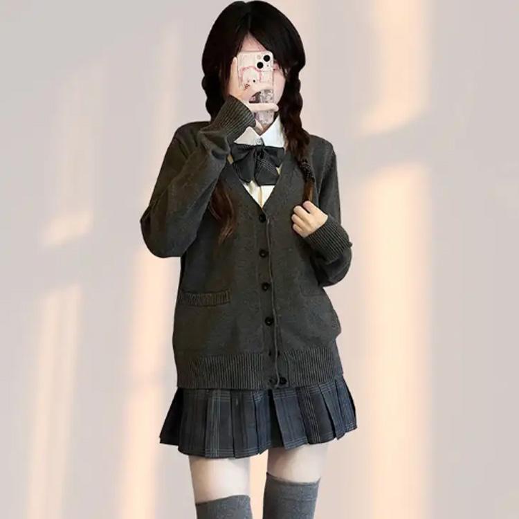 学生用カーディガン、制服 KANKO Harajuku Select スクール カーディガン 女子 学生 冬 秋冬