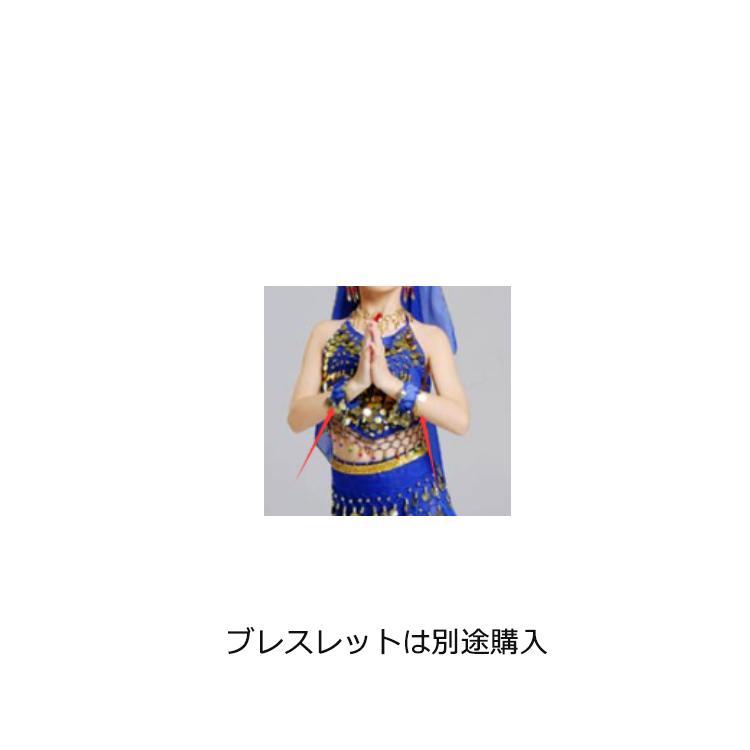 4点セット】キッズ 女の子 ガールズ アラビア衣装 6色 ベリーダンス