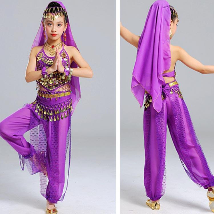 4点セット】キッズ 女の子 ガールズ アラビア衣装 6色 ベリー