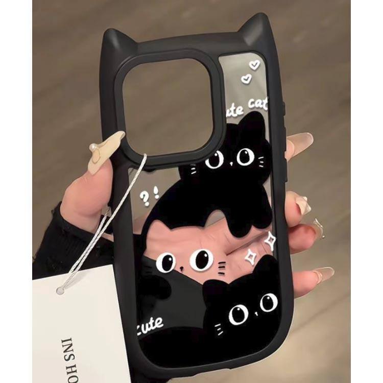 猫耳 iPhone15ケース iPhone16ケース iPhone16promax ケース ネコ耳