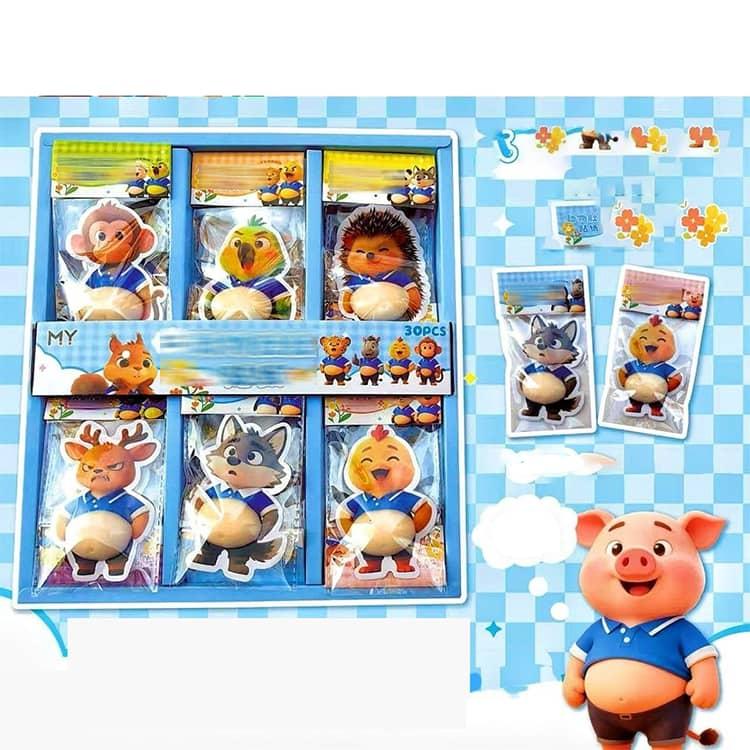 おなかシール 30個セット ぷにぷに お腹シール 動物 おなかぷにぷに