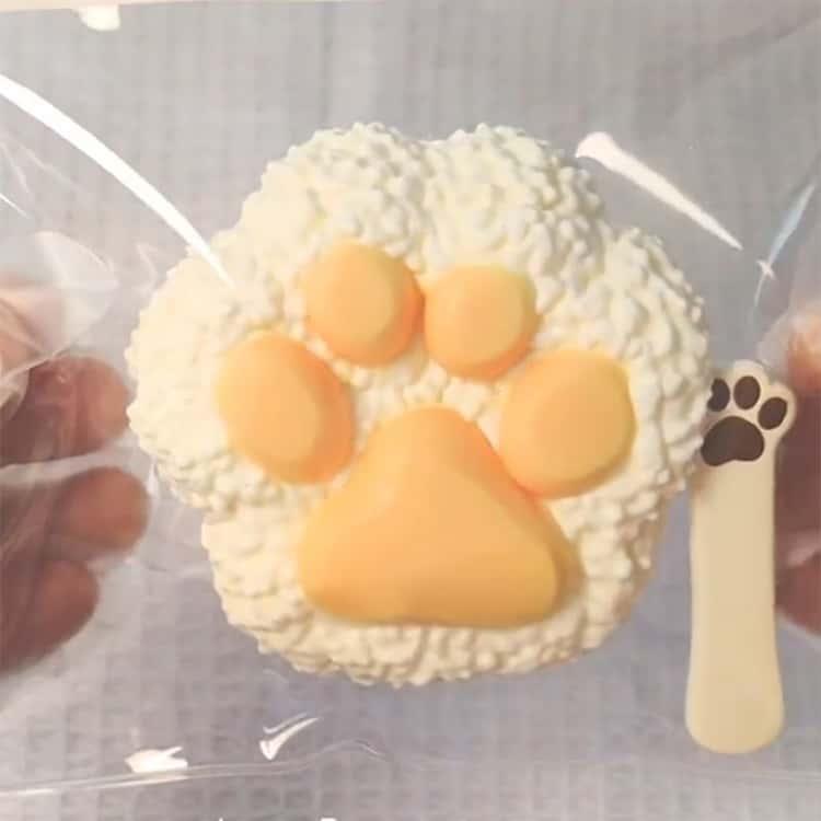 2個セット スクイーズ メロジョイ 低反発 肉球 おにぎり 肉球