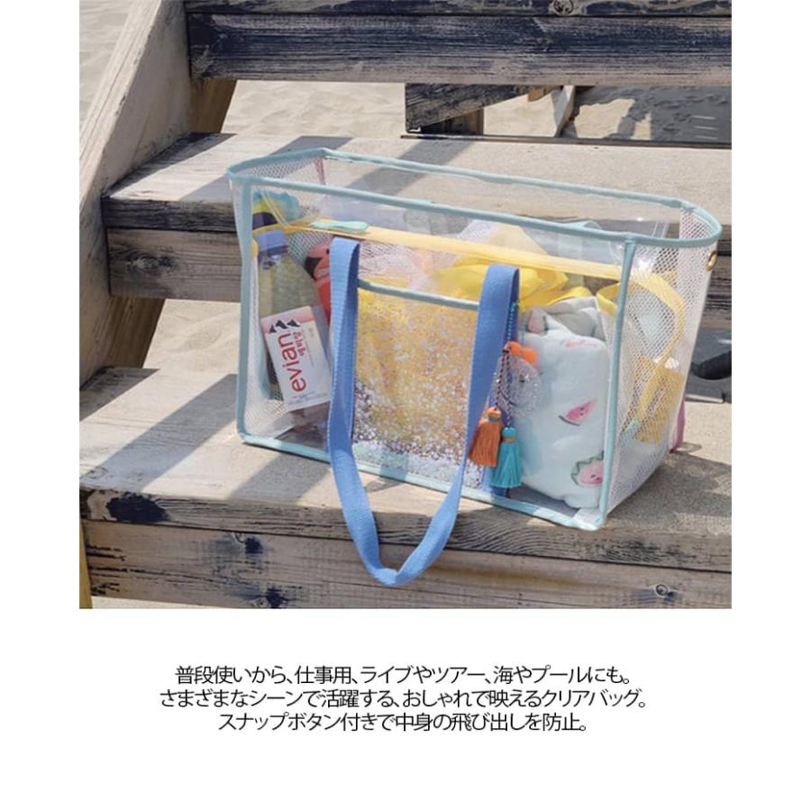 クリアバッグ 大容量 推し活 痛バッグ うちわ収納 トートバッグ 透明