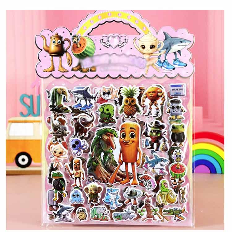 12枚セット イタリアンブレインロット シール 可愛い トゥン