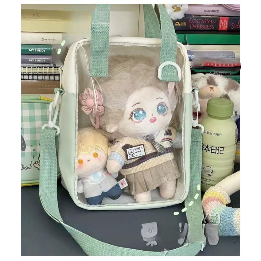 2way 斜めかけバッグ コンパクト ぬいぐるみポーチ 推し活グッズ 推し
