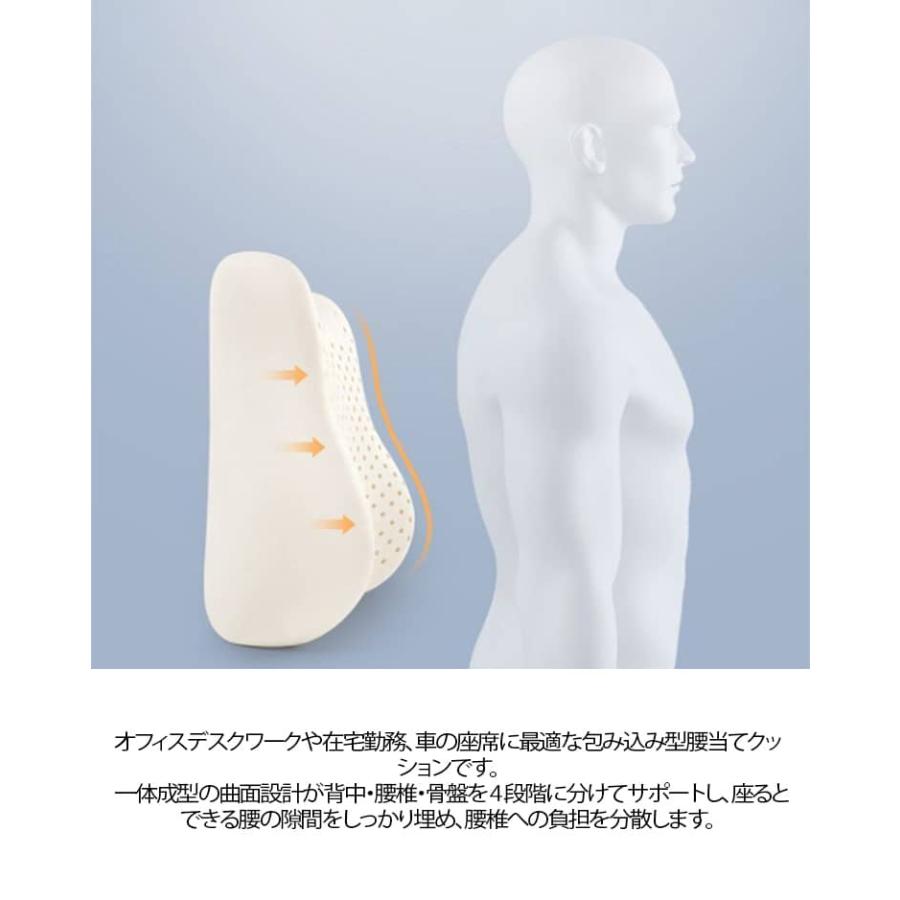 送料無料 腰あてクッション 腰枕 シートクッション 椅子用 チェア デスクワーク オフィス 通気性 ドライブ 長時間 腰当て 背もたれ  オフィス ド |  | 07