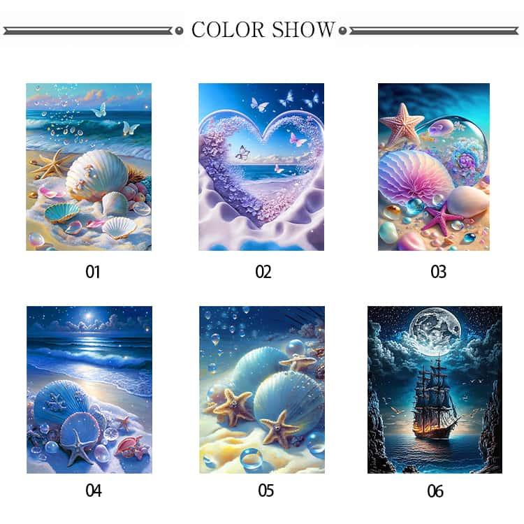ダイヤモンドアート 初心者 ビーズアート 景色 モザイクアート キット