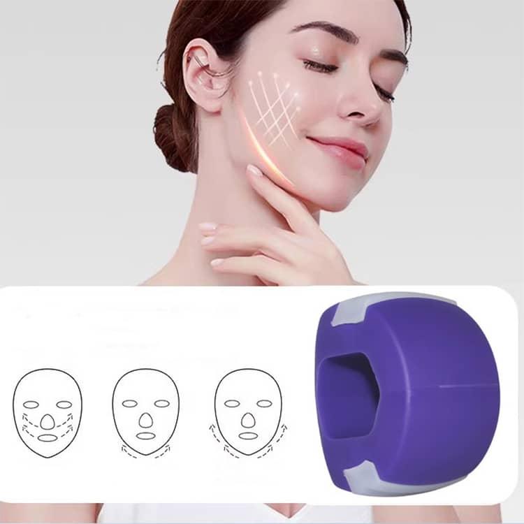 フェイスライン 顔痩せ 3個セット 表情筋トレーニング フェイスヨガボール 多機能 トレーニングボード 顎エクササイザー フェイスフィットネスボール |  | 04