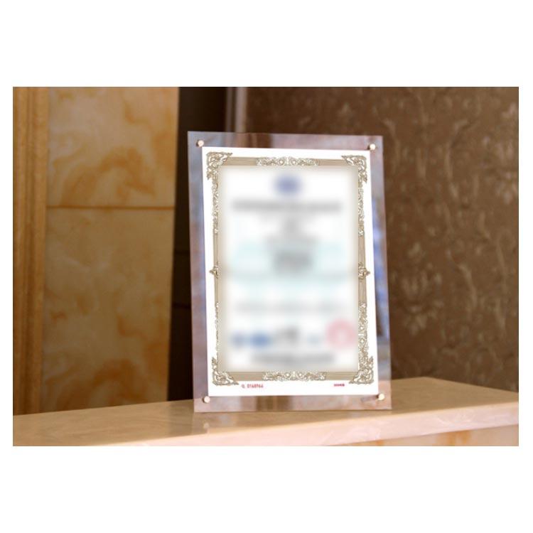 フォトフレーム A3 A4 8サイズ 透明 アクリル製 写真立て