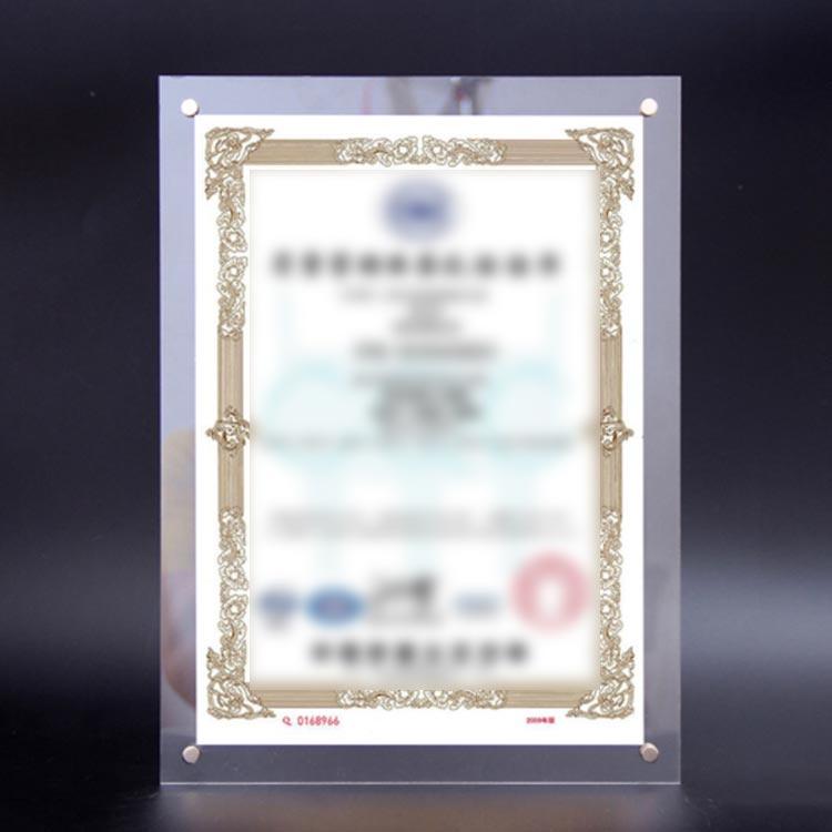 フォトフレーム A3 A4 8サイズ 透明 アクリル製 写真立て ディスプレイ