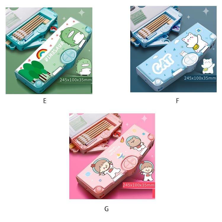 筆箱 小学生 多機能 ペンケース 大容量 おしゃれ 女の子 鉛筆削り付き ふでばこ キャラクター 筆入れ 小学生 中学生 高校生 文具 文房具 筆入れ |  | 07