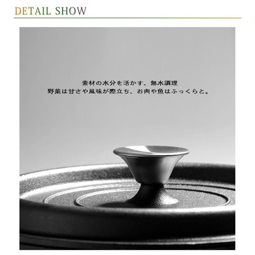 鍋 鋳鉄 26cm 24cm 22cm 20cm 両手鍋 煮込み鍋 深鍋 鋳物 鉄 蓋付き
