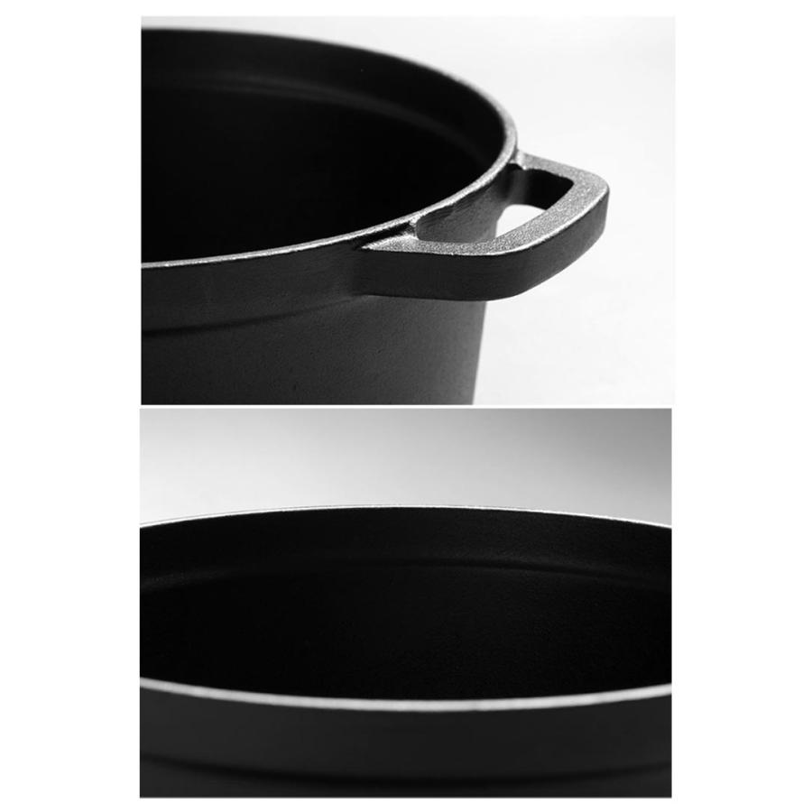 鍋 鋳鉄 26cm 24cm 22cm 20cm 両手鍋 煮込み鍋 深鍋 鋳物 鉄 蓋付き