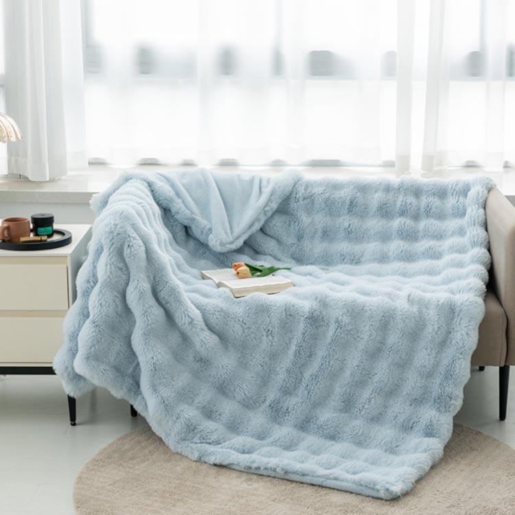 ブランケット 北欧 シングル 掛毛布 かけ毛布 70×100cm エコファー