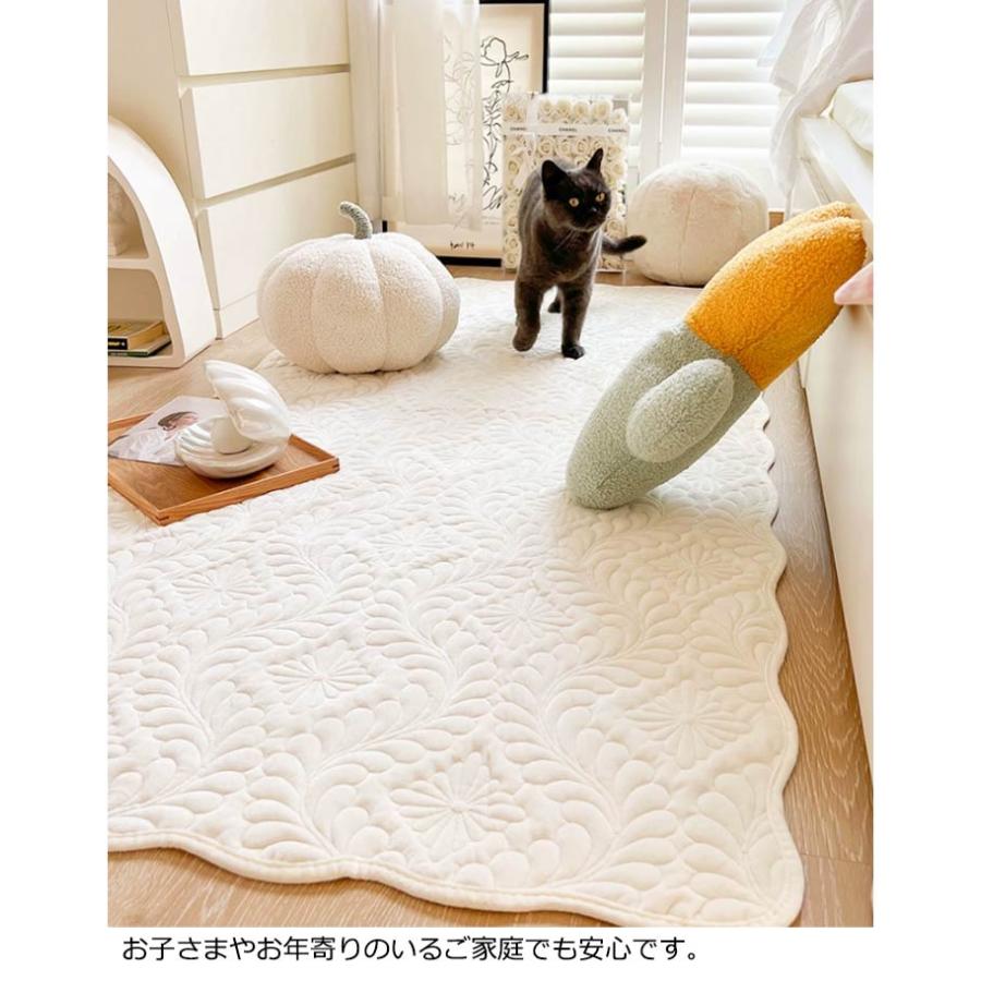ラグマット カーペット 夏用ラグ おしゃれ 洗えるラグ 厚手 幅 70cm