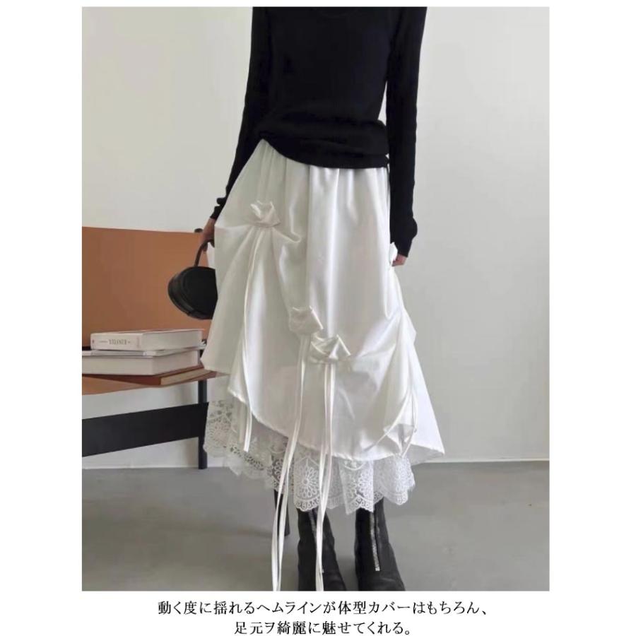 アシンメトリー スカート ロングスカート レディース 春 夏 秋