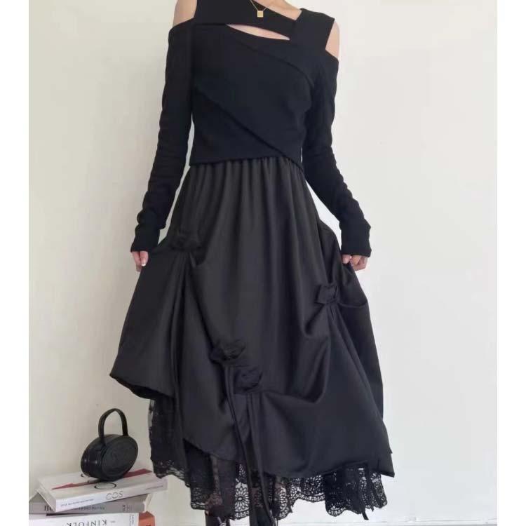 ビビアンタム　アシメントリーデザインスカート VIVIENNE TAM アシメントリーデザインスカート ビビアンタム