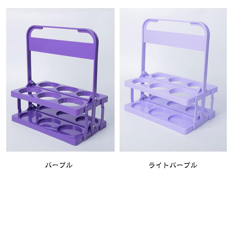 ラック 6本入 ドリンク キャリア 折りたたみ ボトルキャリアー 瓶 缶