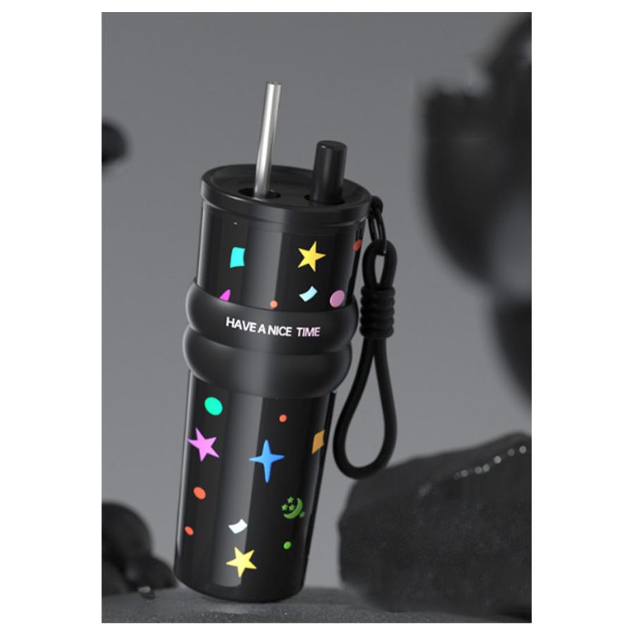 背低太 タンブラー Amazon | TYESO タンブラー 710ml 大容量 ストロー付き