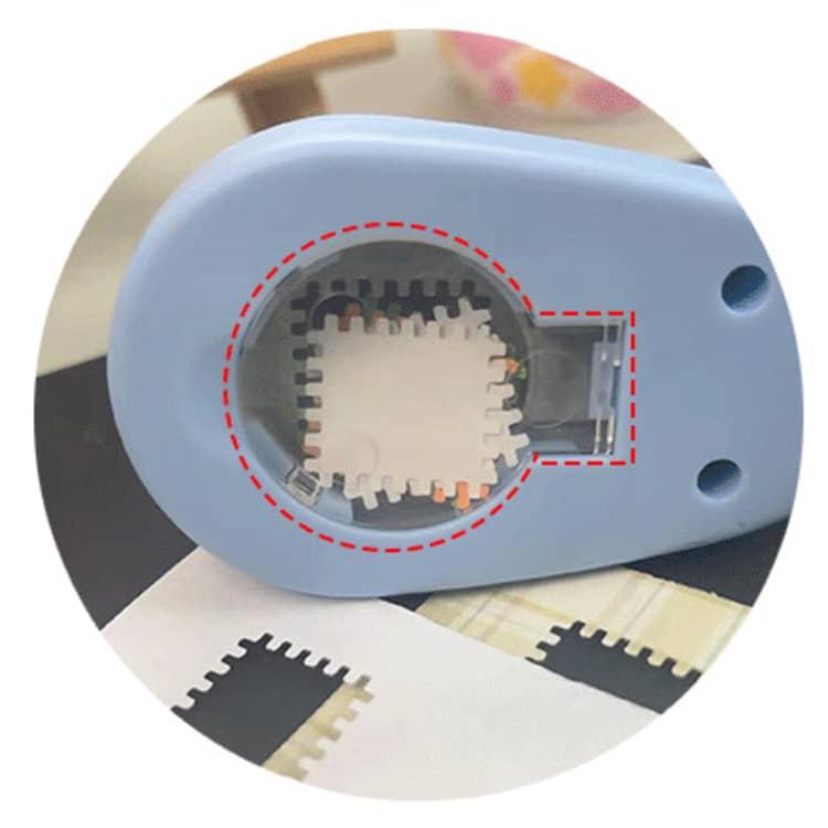穴あけパンチ 1穴 四角 スクエア クラフトパンチ 切手型 20mm スクエア