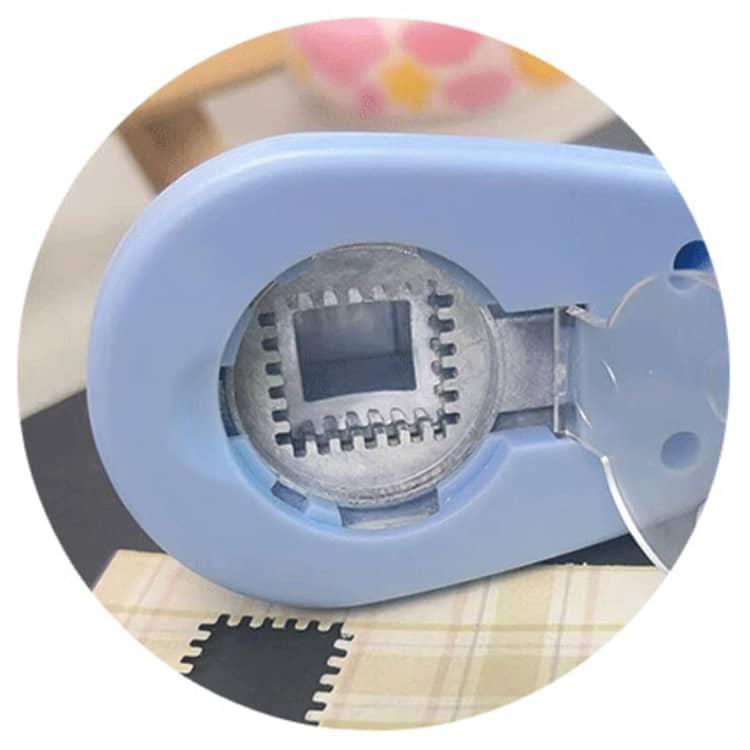穴あけパンチ 1穴 四角 スクエア クラフトパンチ 切手型 20mm スクエア