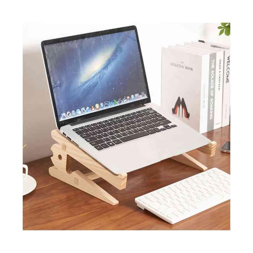 送料無料】パソコンスタンド ノートパソコンスタンド 木製 PCスタンド