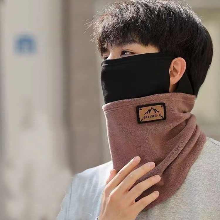 耳掛け付き ネックウォーマー フリース素材 メンズ レディース 防寒 