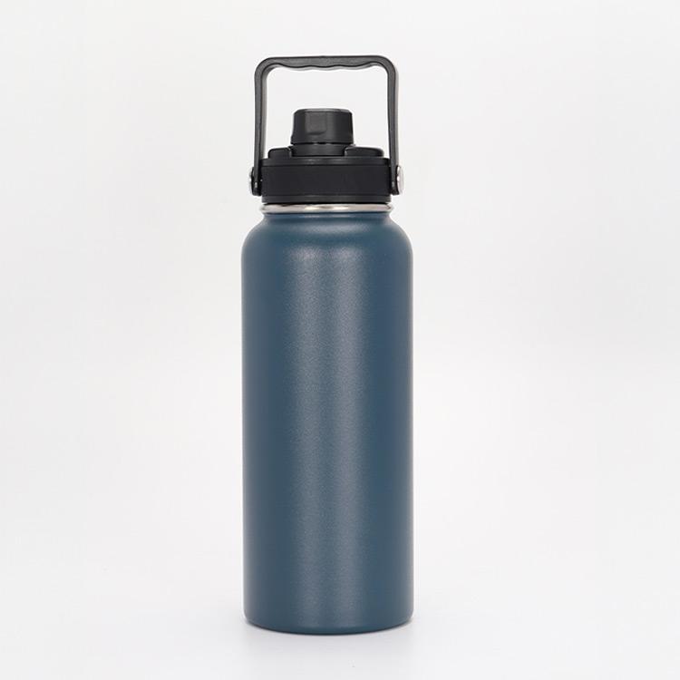 水筒 携帯 800ml 1000ml ワンタッチ 保冷 保温 真空断熱ボトル 広口