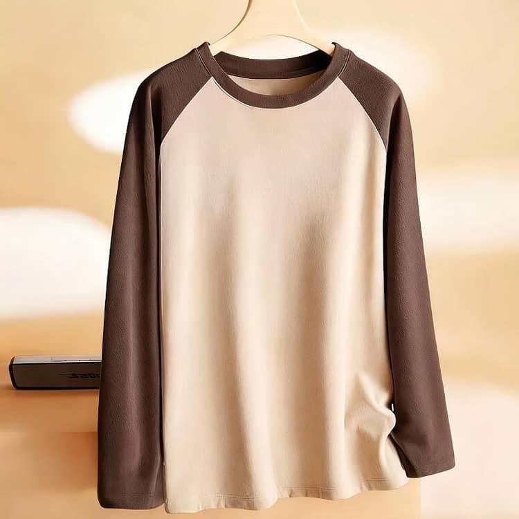 ラグランtシャツ 両面起毛 メンズ 長袖 Tシャツ カットソー クルー
