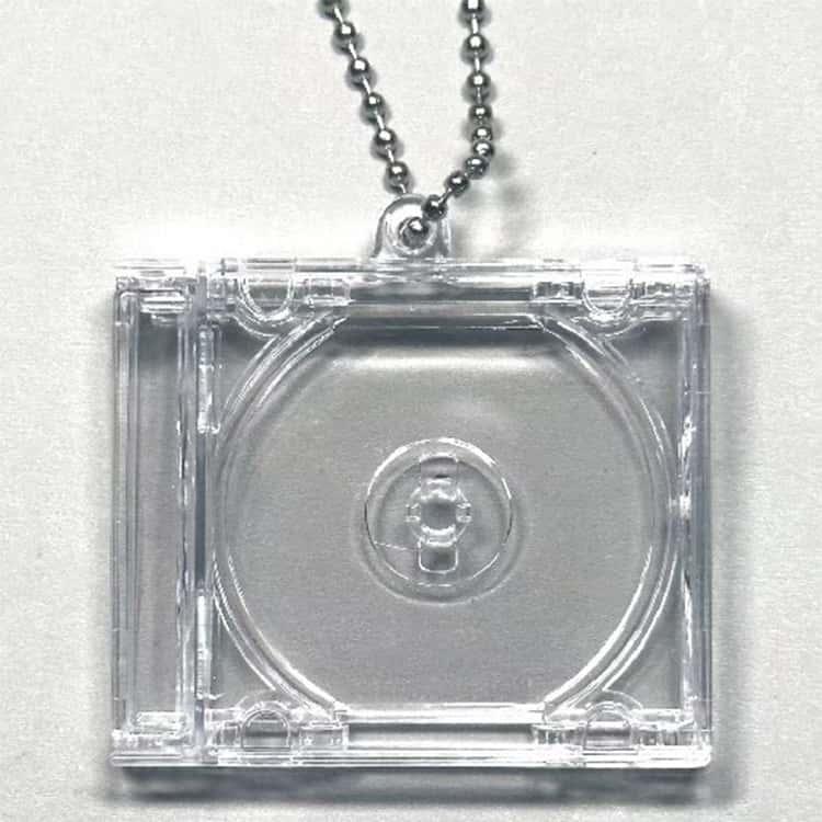 5個セット ミニCDキーホルダー CDケース CD風チャーム 自作キット