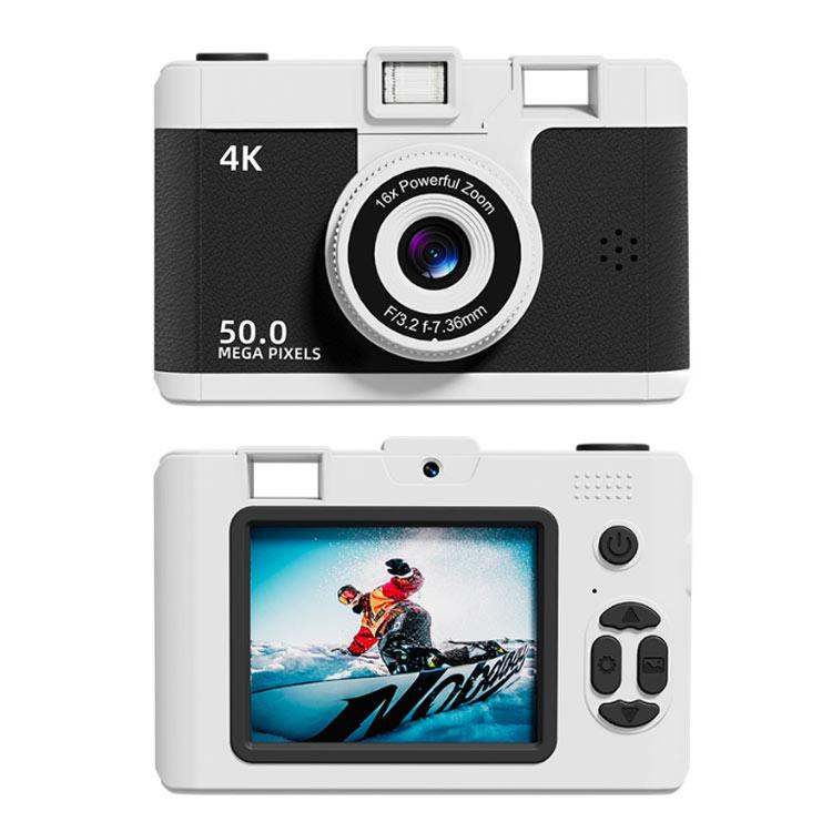 64GBカード付】 デジタルカメラ wifi対応 レトロ キッズカメラ