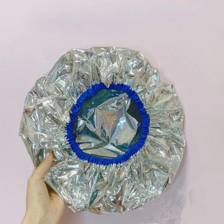 送料無料)加温ヘアキャップ アルミキャップ 保温 防水