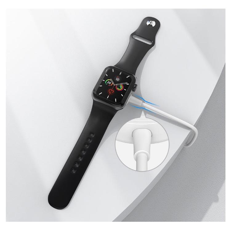 Apple Watch充電ケーブル 2in1 iPhone iPhone 12 Pro 充電ケーブル マグネット式 applewatch 磁気充電ケー |  | 10