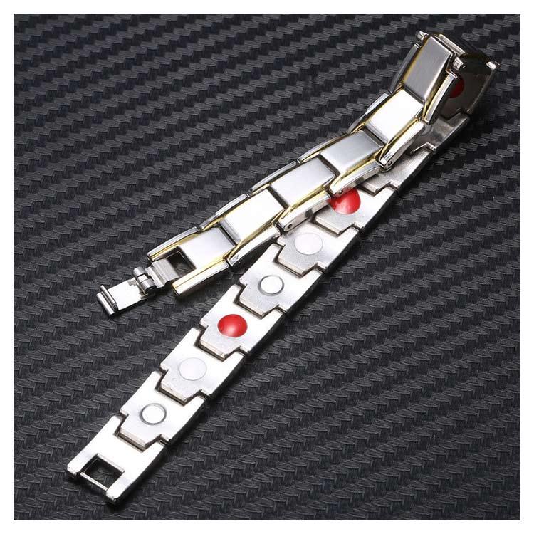 ブレスレット 静電気除去 ゲルマニウム ブレスレット 静電気防止 グッズ レディース  メンズ サイズ調整 ピン付属 チタン合金 静電気除去ブレスレッ |  | 12